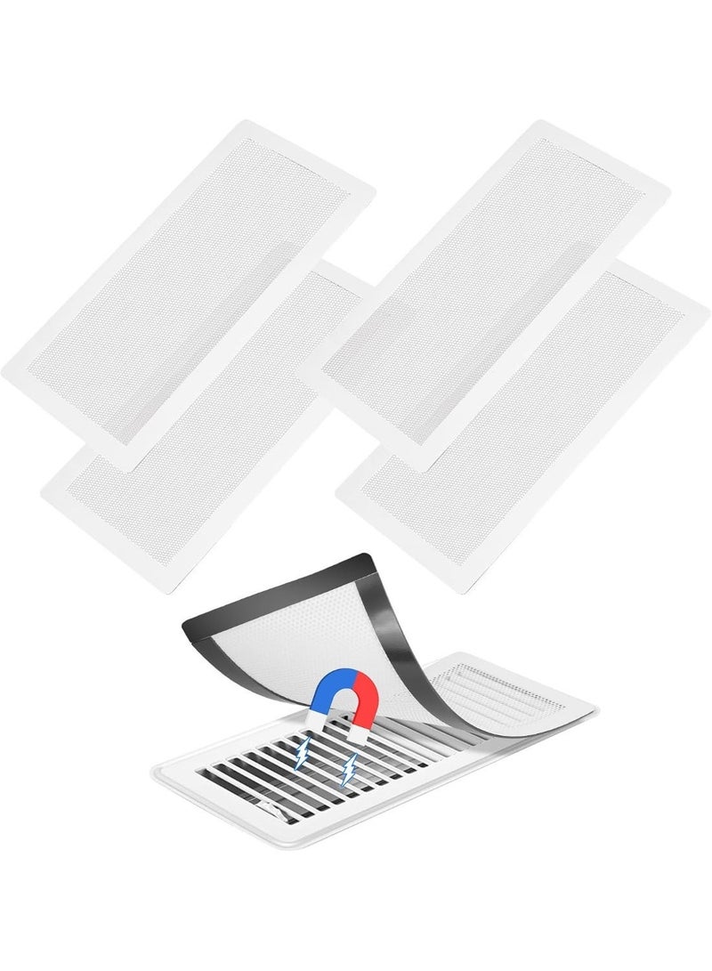 غطاء التهوية المغناطيسية القوية الإضافية ، ترقية غطاء شاشة التهوية الهوائية لفتح قناة التهوية 4 "x10" ، غطاء شاشة التهوية AC للتسجيل للطابق المنزلي سقف الجدار الصيد الحطام الحشرة الشعرية - Image 1